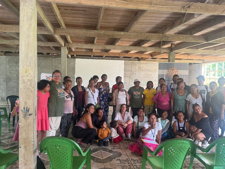 Encuentro entre MUTESA y el IPTP en Puerto Nariño, Amazonas.