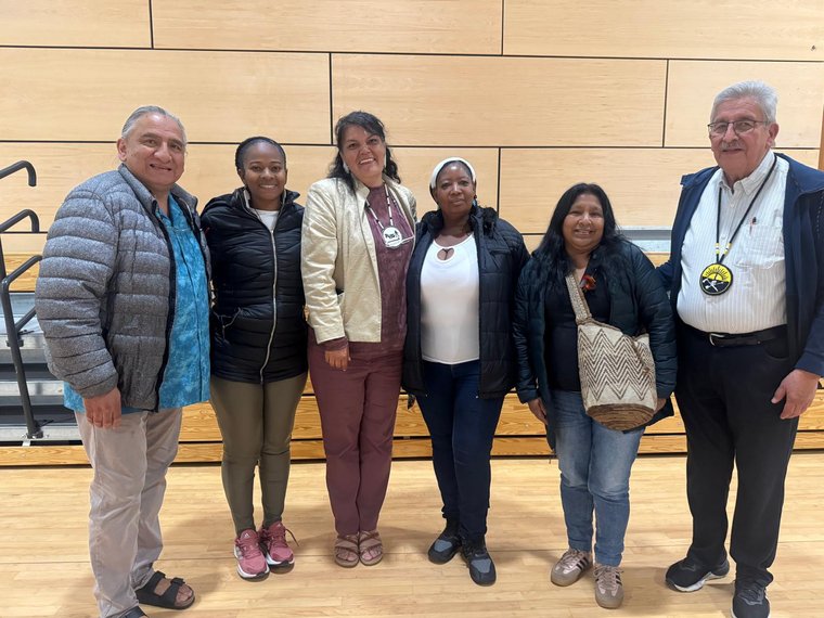 Diplomacia de los Pueblos, visita de lideres/as indigenas y afrodescendientes de Colombia e intercambio en el marco de la Asamblea de Jefes del Robinson Huron