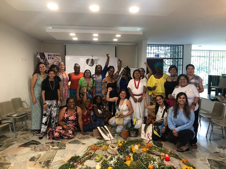Mujeres de la Comisión Étnica organizaron el Encuentro de Mujeres Étnicas para la Implementación del Capítulo Étnico del Acuerdo de Paz de 2016.